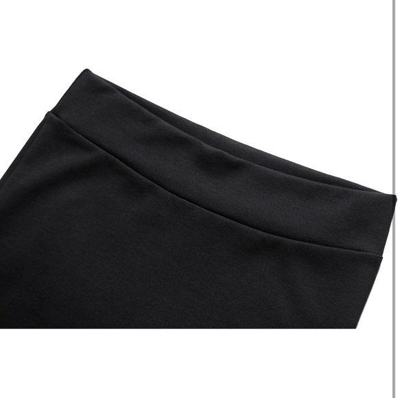 Black Pencil Skirt | Classic Work Office Midi Stretch 🖤 - Picture 7 of 11